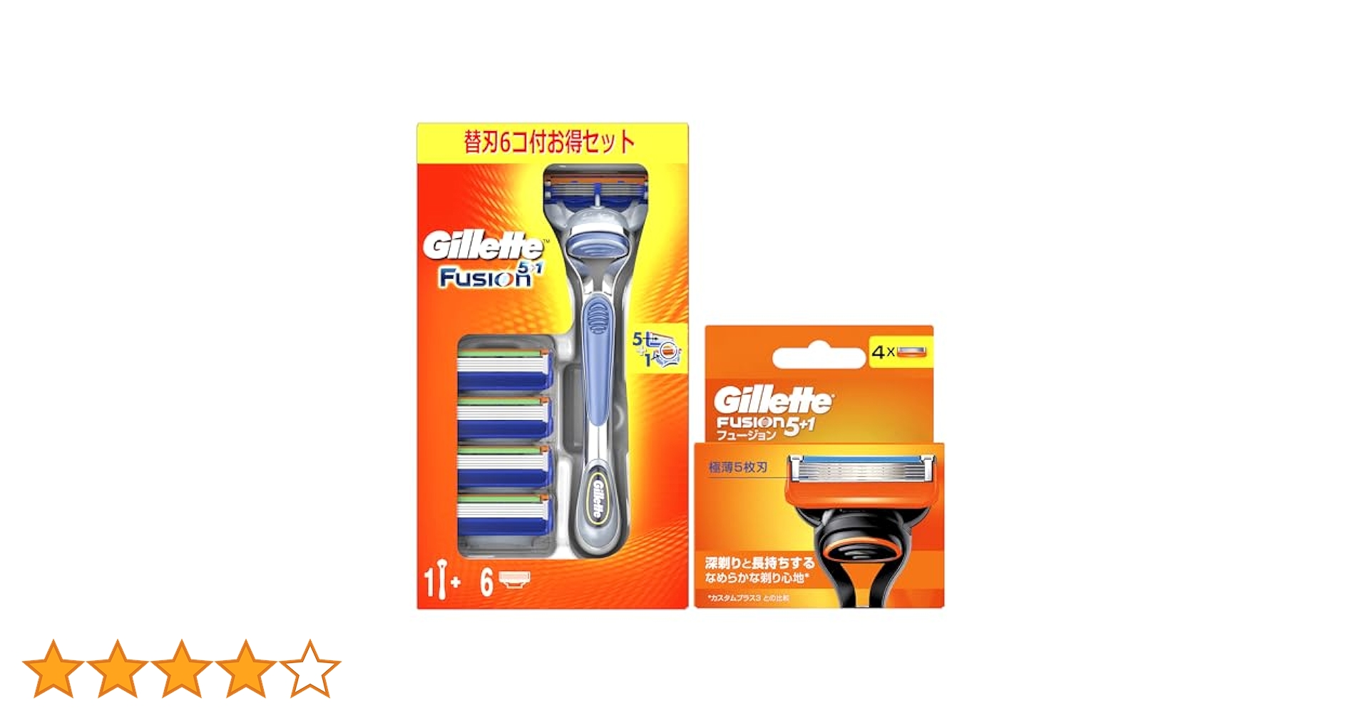 Amazon.co.jp: ジレット フュージョン マニュアル ホルダー+替刃